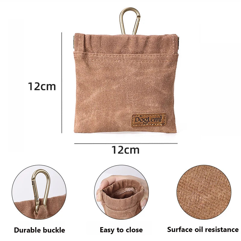 Dog Training Snack Bag Outdoor Travel Pet Dog Treat Pouch Portable Oil Resistance Food Dispenser Bag Durable Pet Accessories