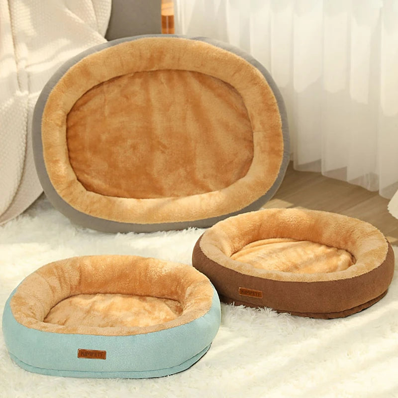 Warm Non-Slip Pet Bed - Kimpets Cat Kennel with Removable Washable Cushion