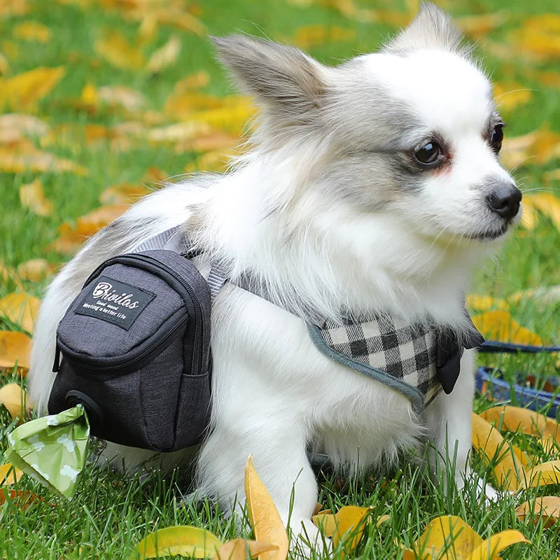 Portable Pet Dog Bag: Treat Pouch & Poop Dispenser for Training & Outdoor