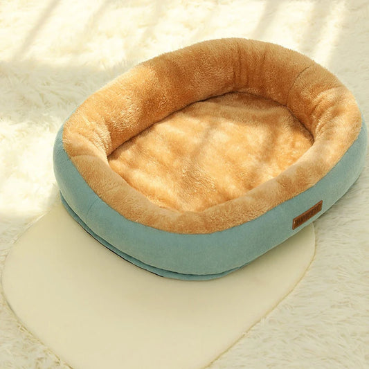 Warm Non-Slip Pet Bed - Kimpets Cat Kennel with Removable Washable Cushion