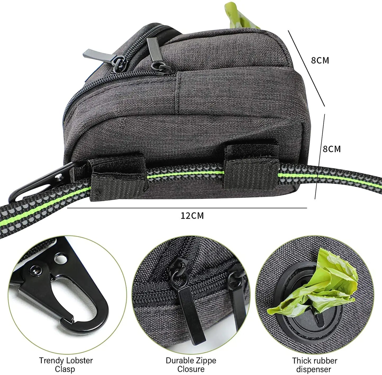 Portable Pet Dog Bag: Treat Pouch & Poop Dispenser for Training & Outdoor