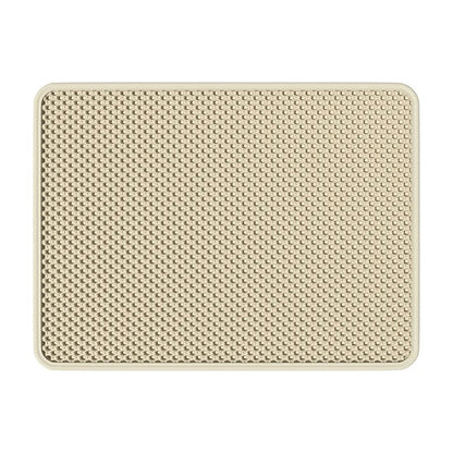 Double Layer Cat Litter Mat - Waterproof, Non-Slip, Easy to Clean, and Scratch-Resistant